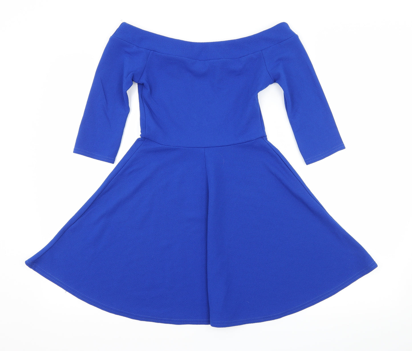 New Look Girls Blue  Jersey Skater Dress  Size 12-13 Years