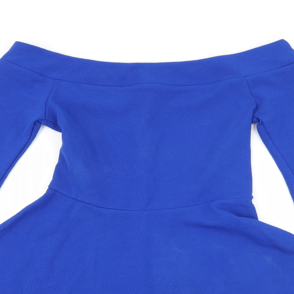 New Look Girls Blue  Jersey Skater Dress  Size 12-13 Years
