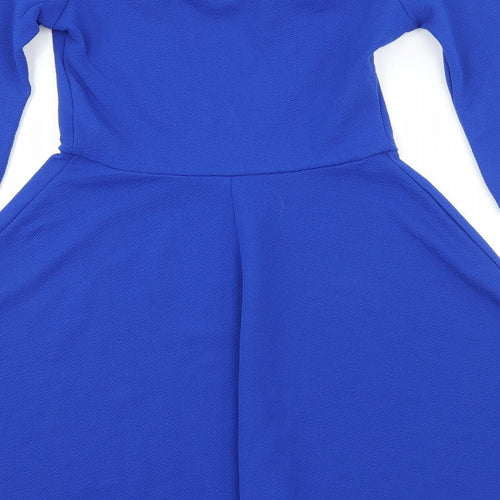 New Look Girls Blue  Jersey Skater Dress  Size 12-13 Years
