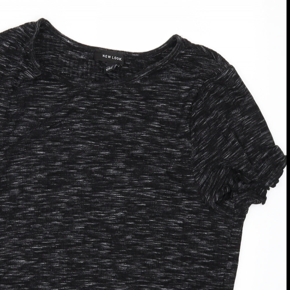 New Look Womens Black   Basic T-Shirt Size 16