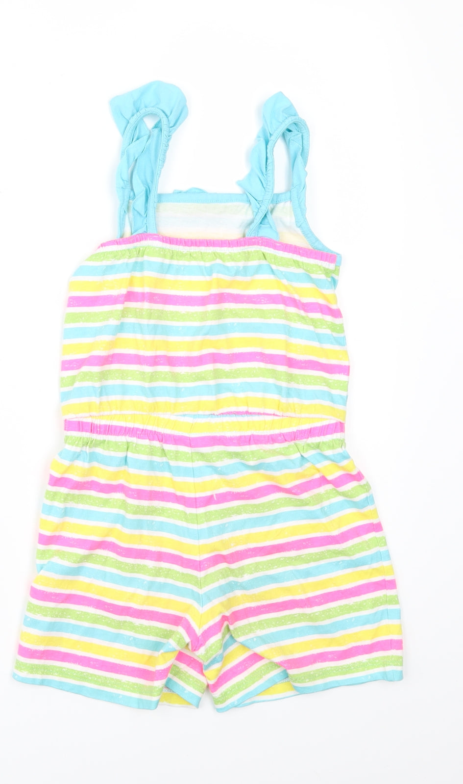 George Girls Multicoloured Striped  Playsuit One-Piece Size 5-6 Years