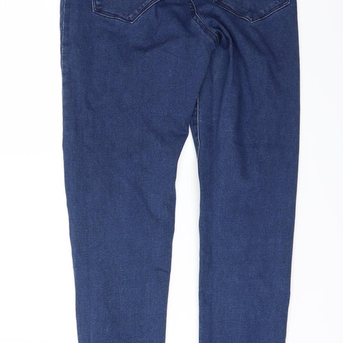 Denim & Co. Womens Blue  Denim Skinny Jeans Size 10 L28 in