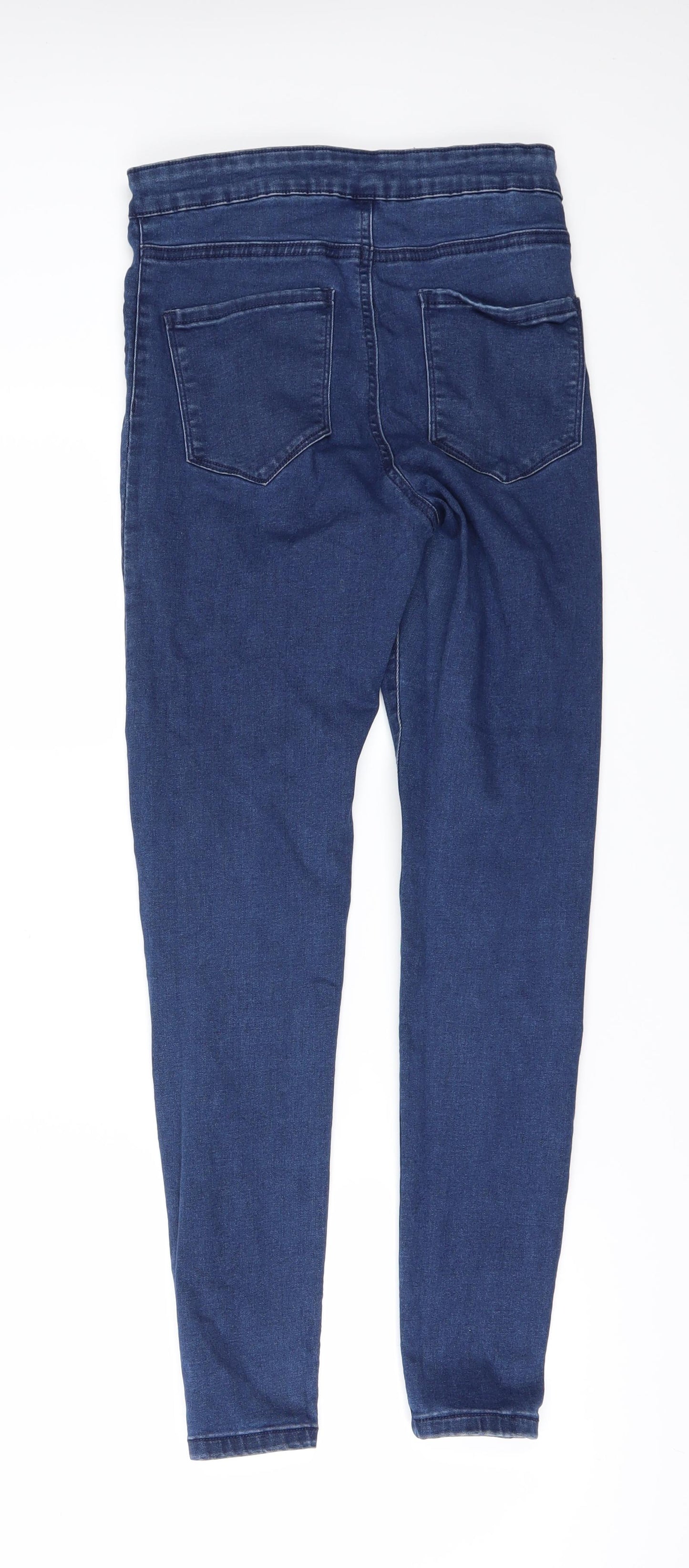Denim & Co. Womens Blue  Denim Skinny Jeans Size 10 L28 in