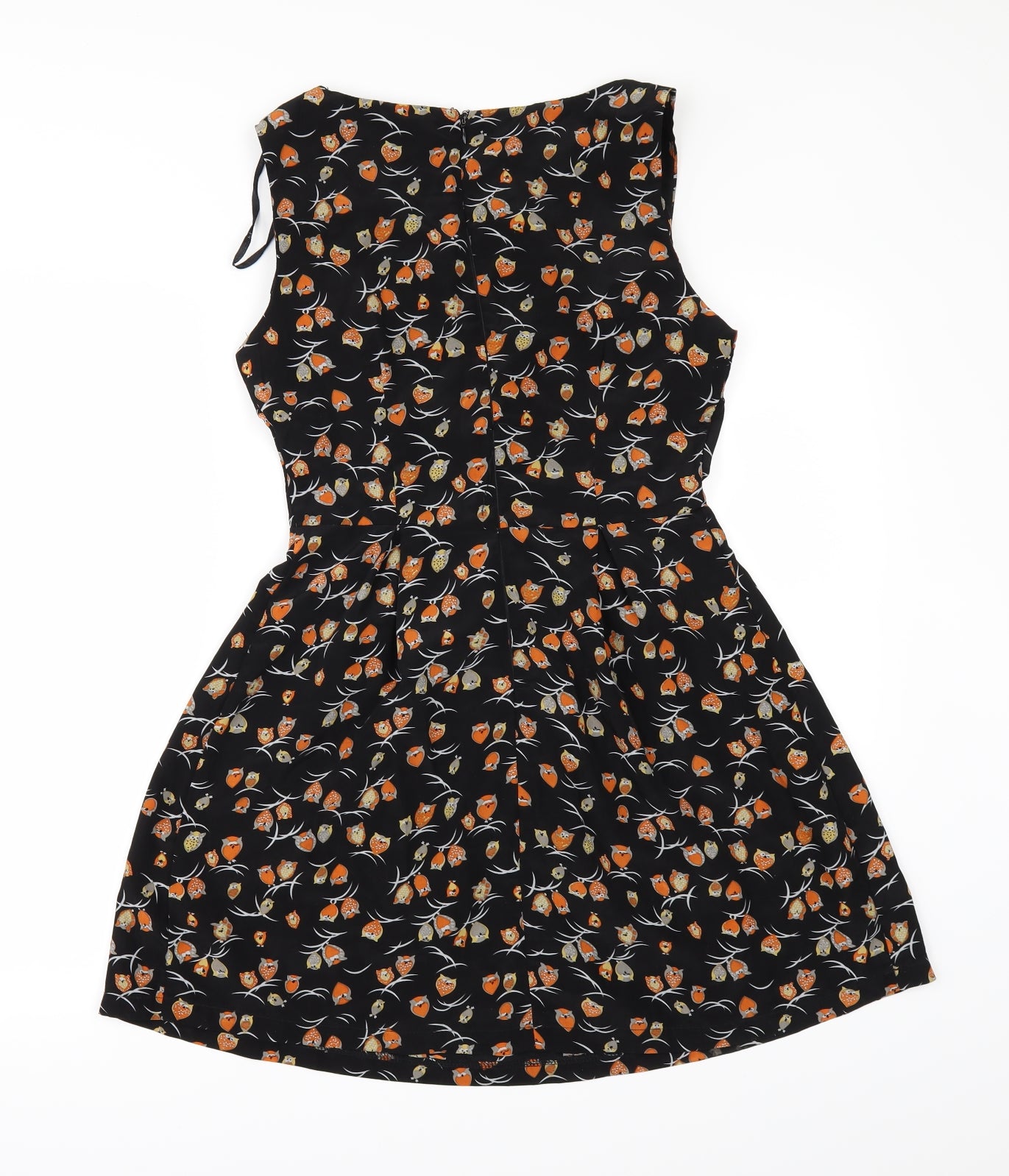 AX Paris Womens Black Geometric  Skater Dress  Size 8