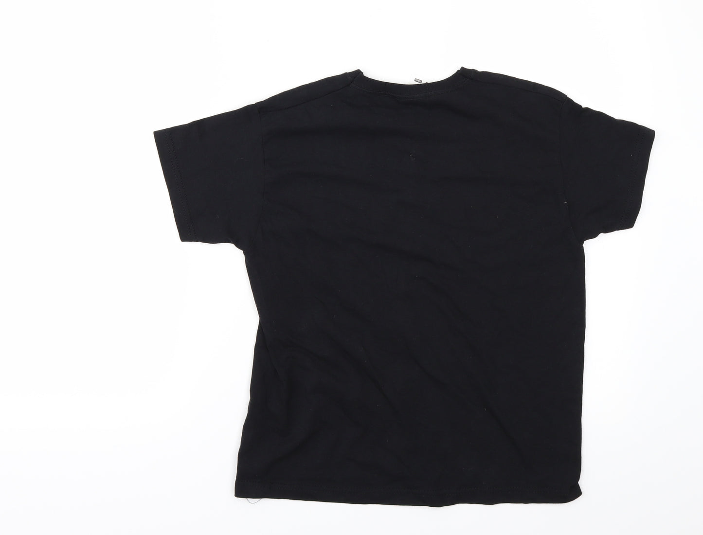 Fruit of the Loom Girls Black   Basic T-Shirt Size 7-8 Years