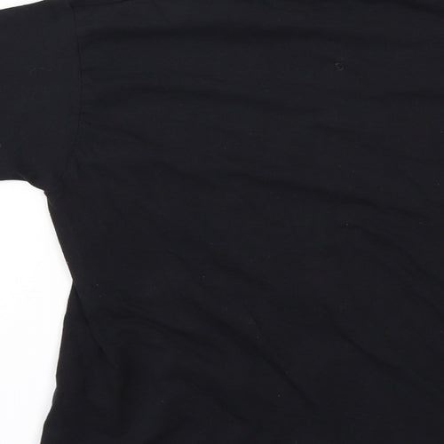 Fruit of the Loom Girls Black   Basic T-Shirt Size 7-8 Years
