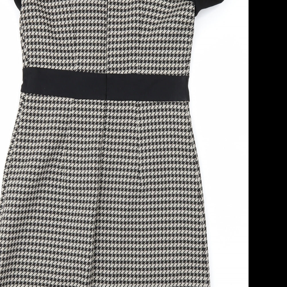 TU Womens Beige Check  Shift  Size 10
