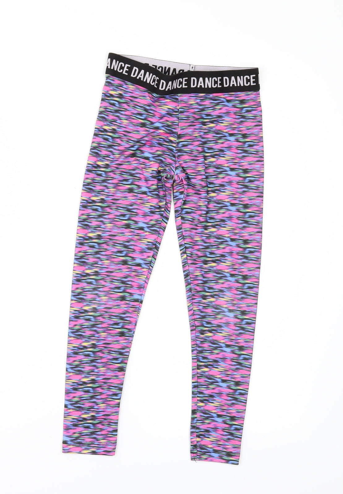 TU Girls Multicoloured Striped  Carrot Trousers Size 8 Years