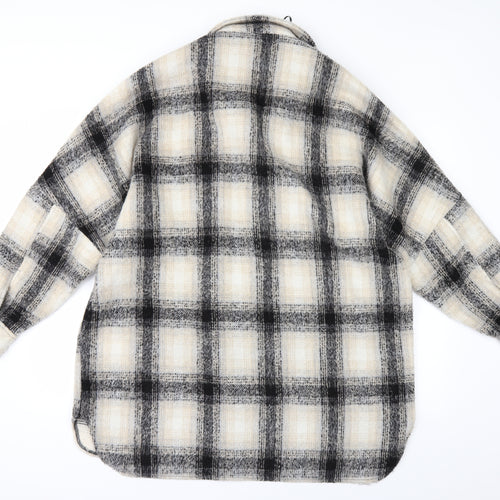 Primark Womens Beige Check  Jacket  Size L