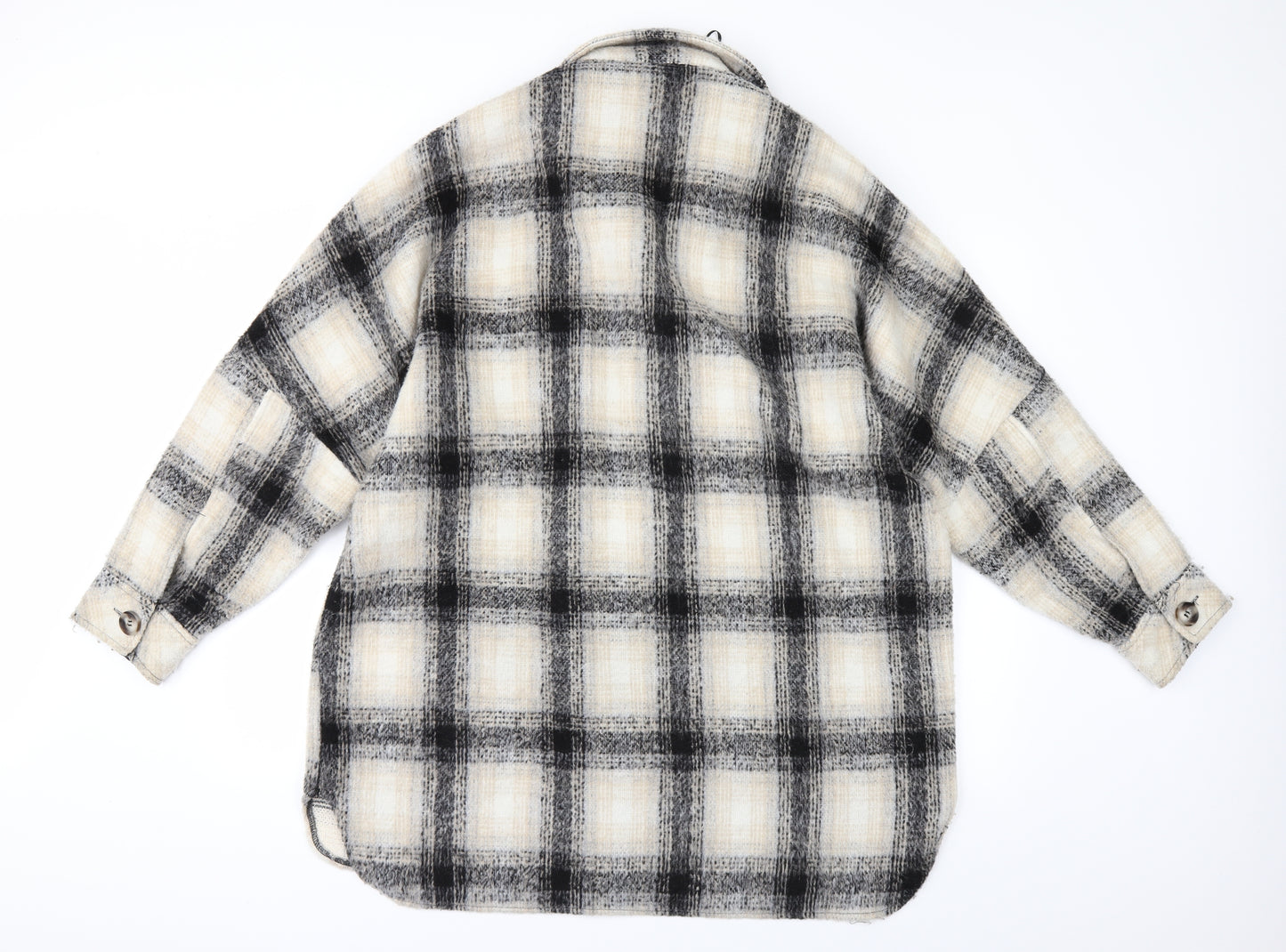 Primark Womens Beige Check  Jacket  Size L