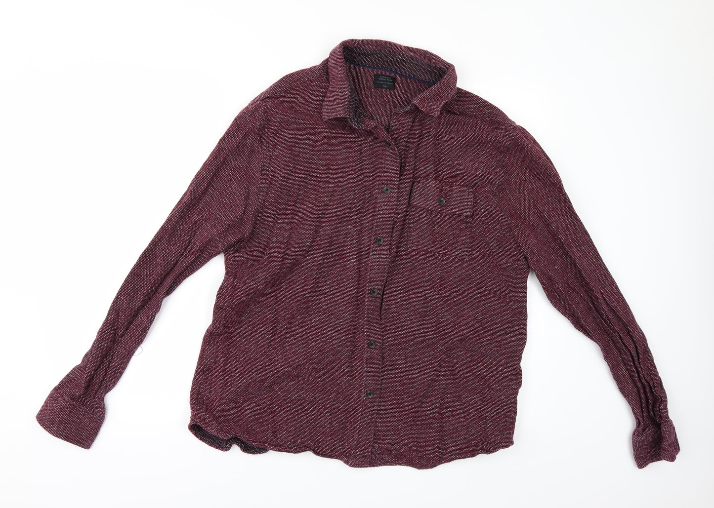 Matalan Mens Red    Button-Up Size XL