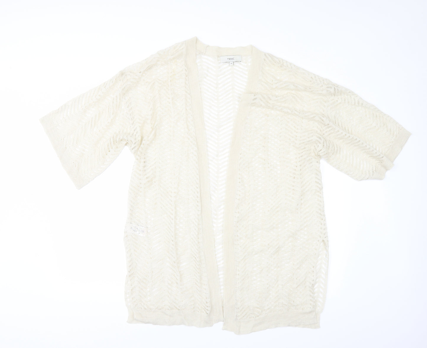 NEXT Womens Beige   Cardigan Jumper Size 10