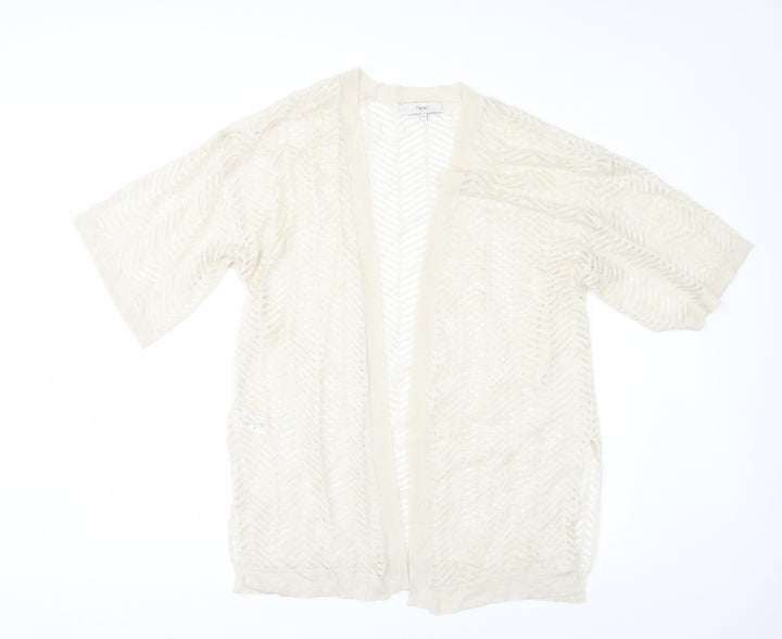 NEXT Womens Beige   Cardigan Jumper Size 10