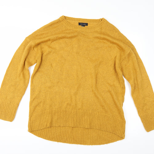 New Look Womens Yellow   Pullover Jumper Size L