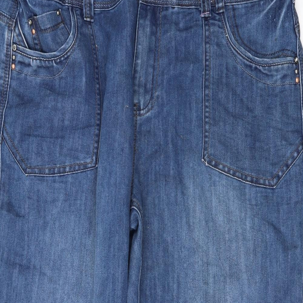 George Womens Blue  Denim Cropped Jeans Size 20 L22 in