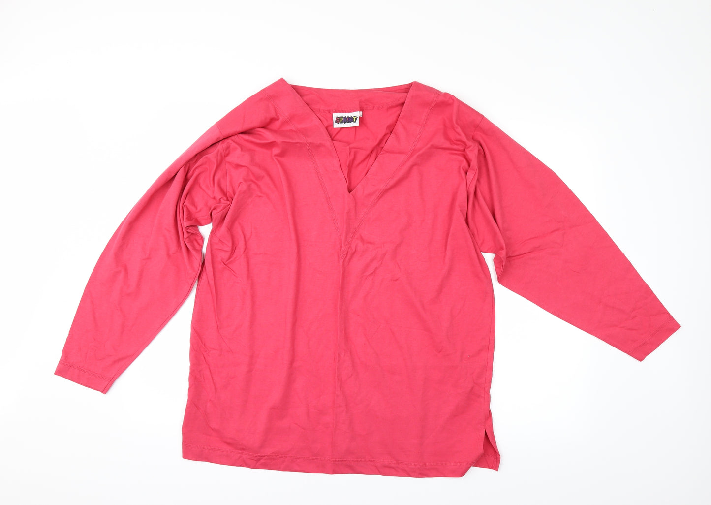 Sprint Womens Pink   Basic T-Shirt Size 16
