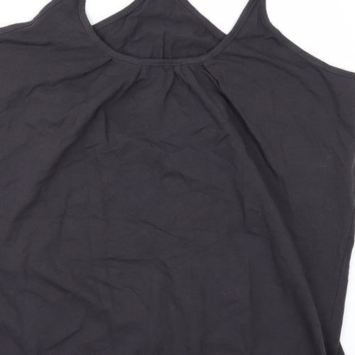Label Be Womens Grey   Basic T-Shirt Size 18