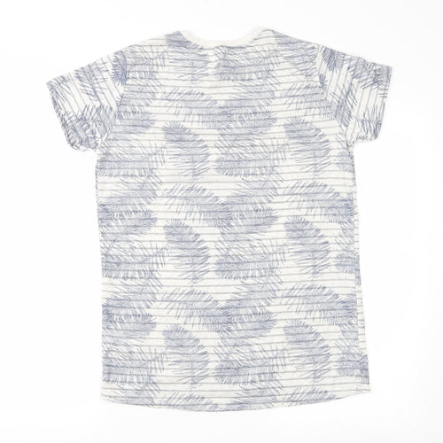 Primark Boys Blue Striped Jersey Basic T-Shirt Size 13-14 Years
