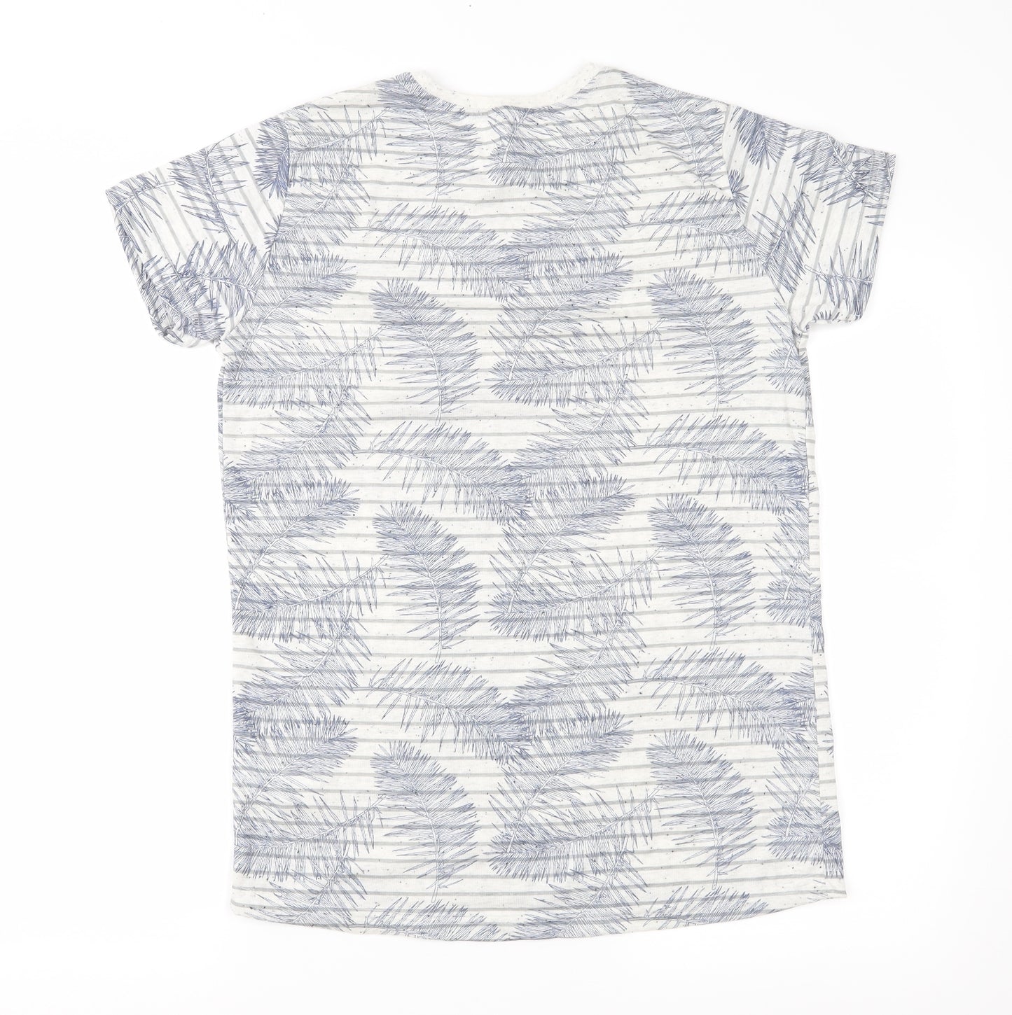 Primark Boys Blue Striped Jersey Basic T-Shirt Size 13-14 Years