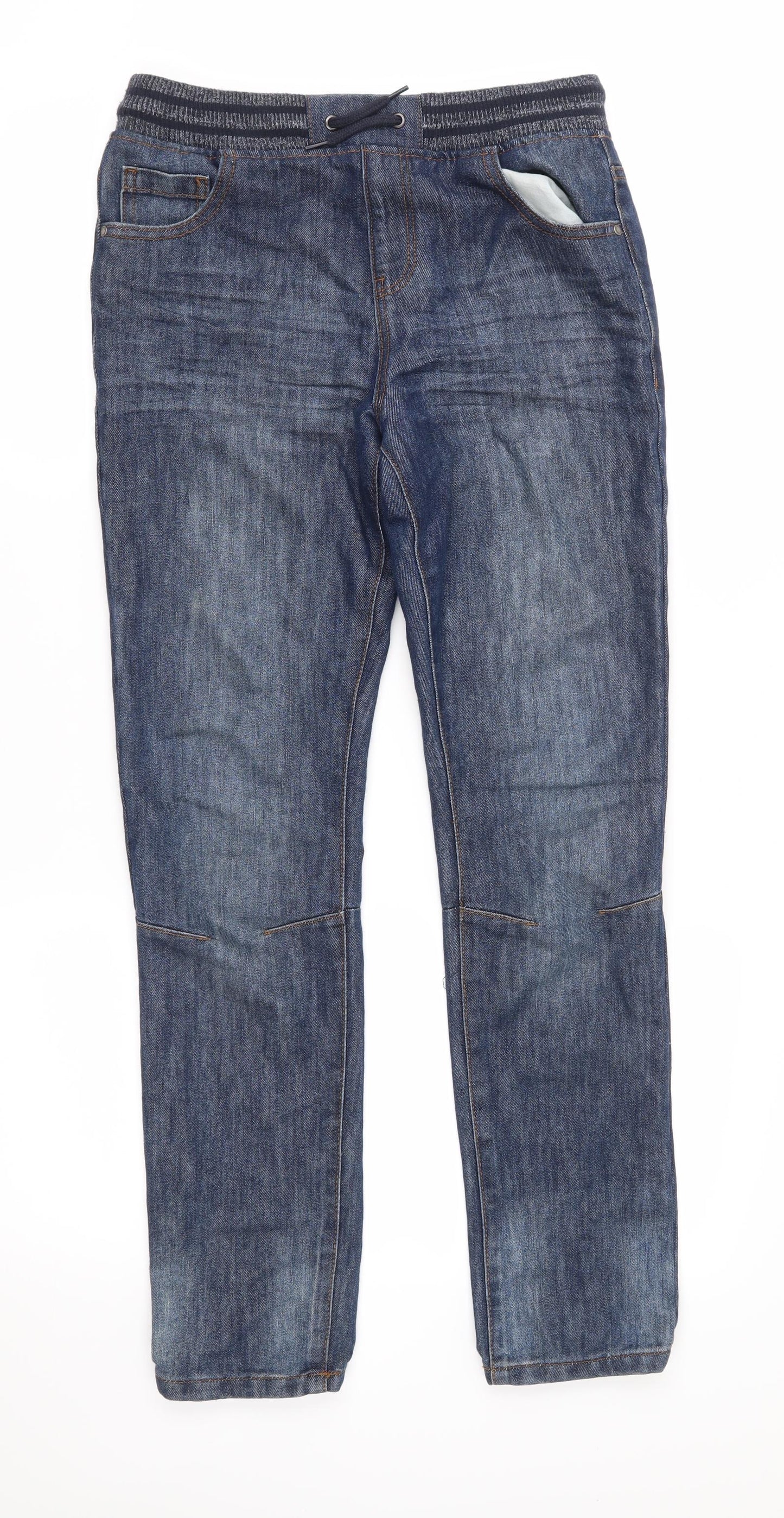 Primark Boys Blue  Denim Straight Jeans Size 12-13 Years