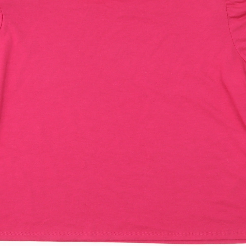 NEXT Womens Pink  Jersey Basic Blouse Size 12