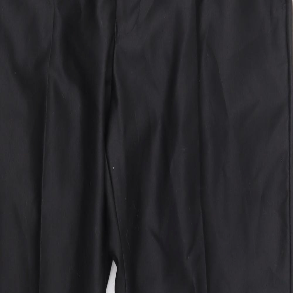 Greenwoods Mens Black   Trousers  Size 36 in L30 in