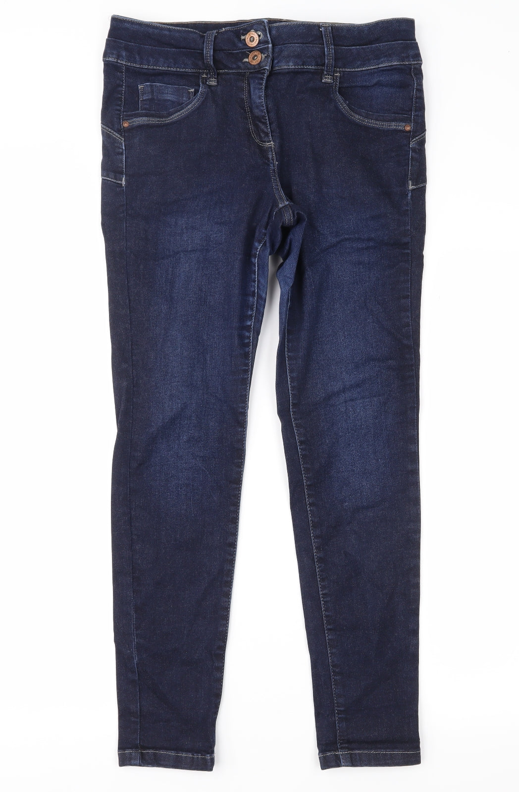 NEXT Womens Blue  Denim Skinny Jeans Size 14 L27 in