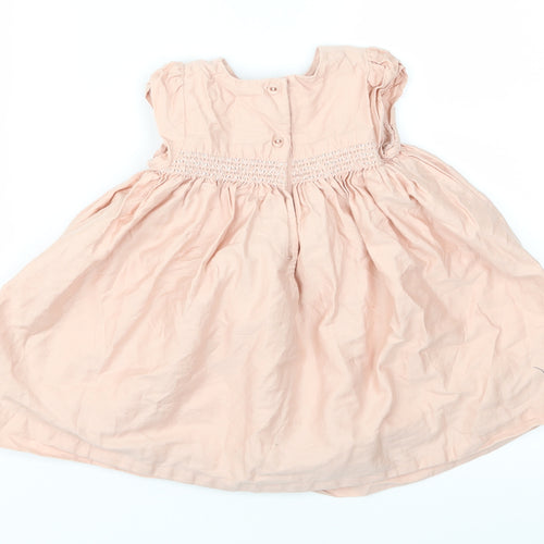 Marks and Spencer Girls Pink   Fit & Flare  Size 9-12 Months