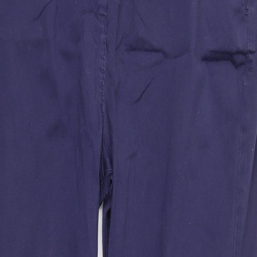 Per Una Womens Blue   Chino Trousers Size 18 L28 in