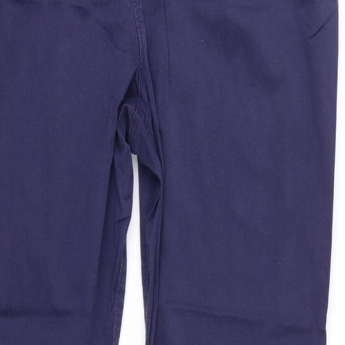 Per Una Womens Blue   Chino Trousers Size 18 L28 in