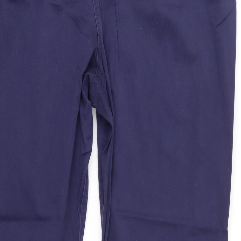 Per Una Womens Blue   Chino Trousers Size 18 L28 in