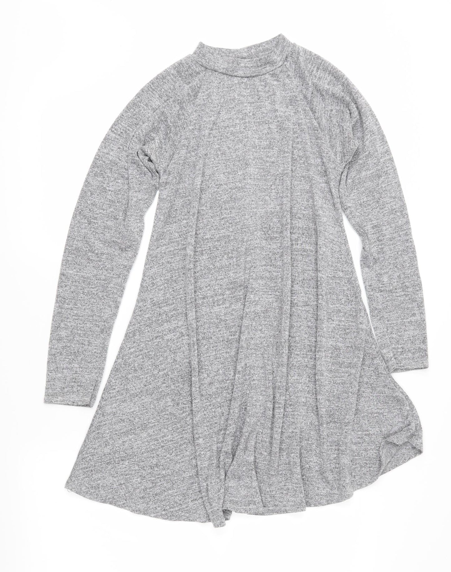 Bonnie & Clyde Womens Grey  Jersey Fit & Flare  Size 10