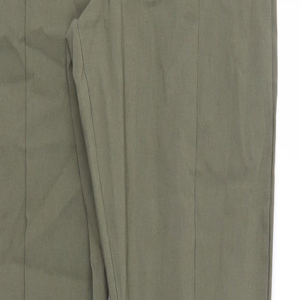 PRETTYLITTLETHING Womens Green   Jegging Trousers Size 8 L33 in