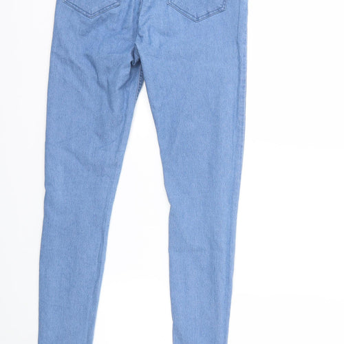 B.YOU Womens Blue  Denim Snow Pants Trousers Size 12 L29 in