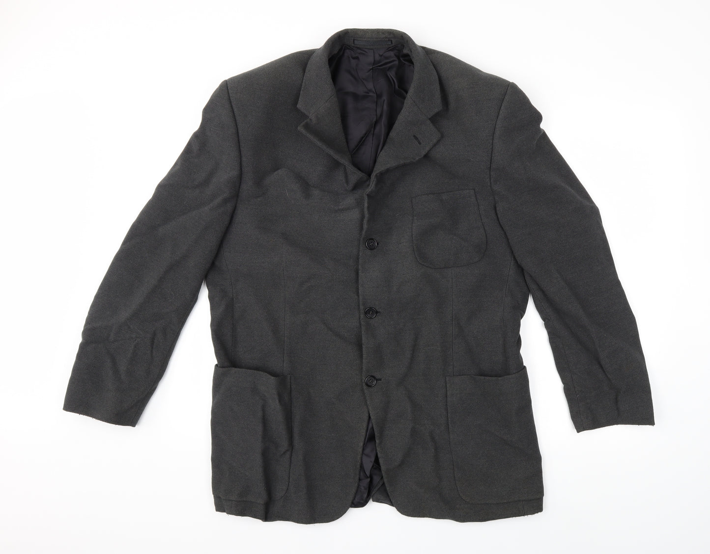 Preworn Mens Grey   Jacket Suit Jacket Size 42