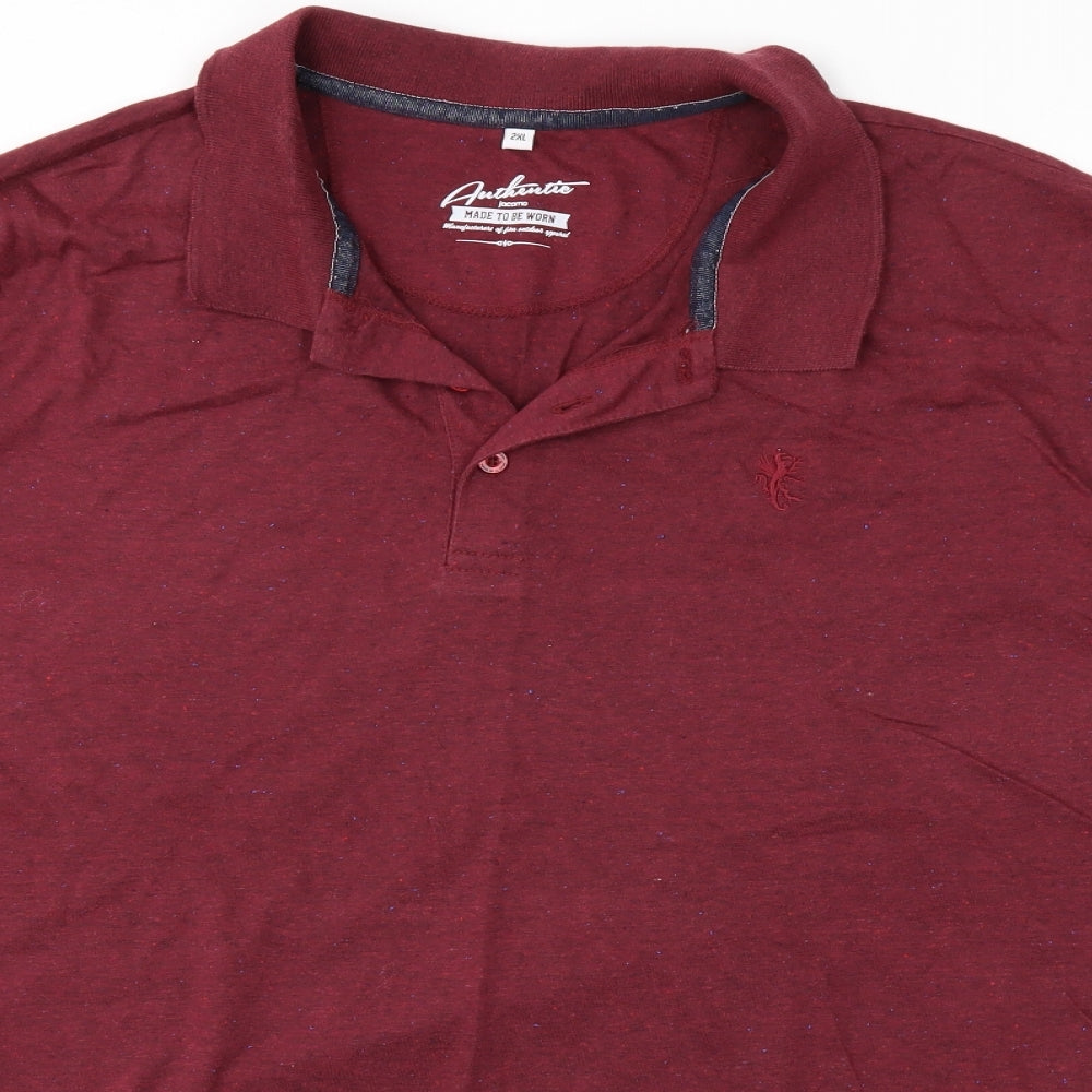 Future Mens Red    Polo Size 2XL