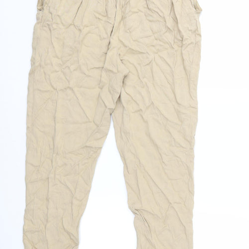 New Look Womens Beige   Trousers  Size 8 L23 in