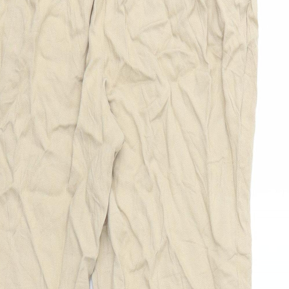 New Look Womens Beige   Trousers  Size 8 L23 in