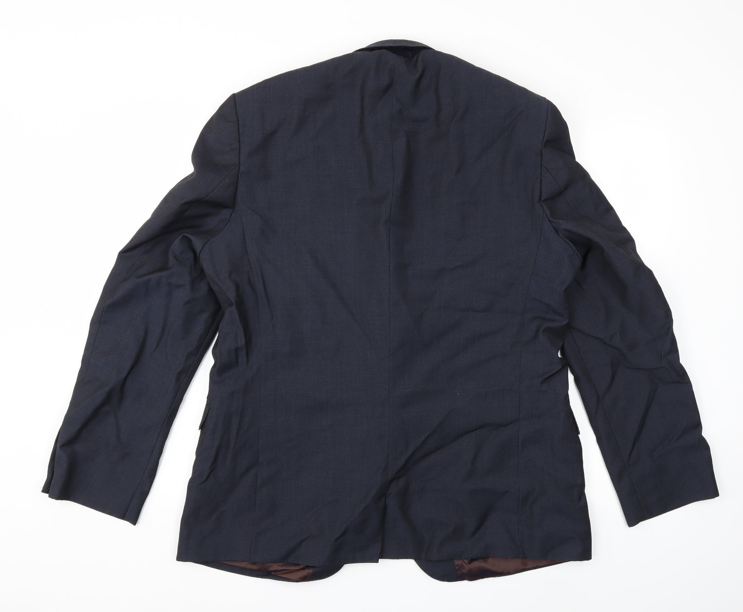 Preworn Mens Blue   Jacket Suit Jacket Size 46