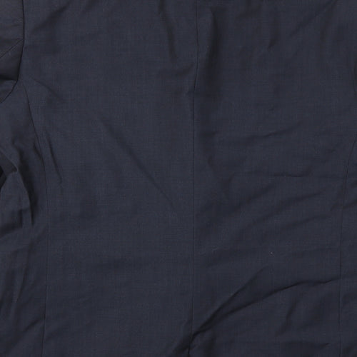 Preworn Mens Blue   Jacket Suit Jacket Size 46