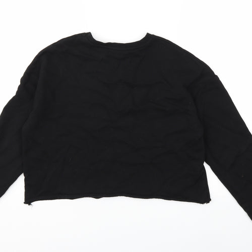 Primark Girls Black   Pullover Sweatshirt Size 14 Years