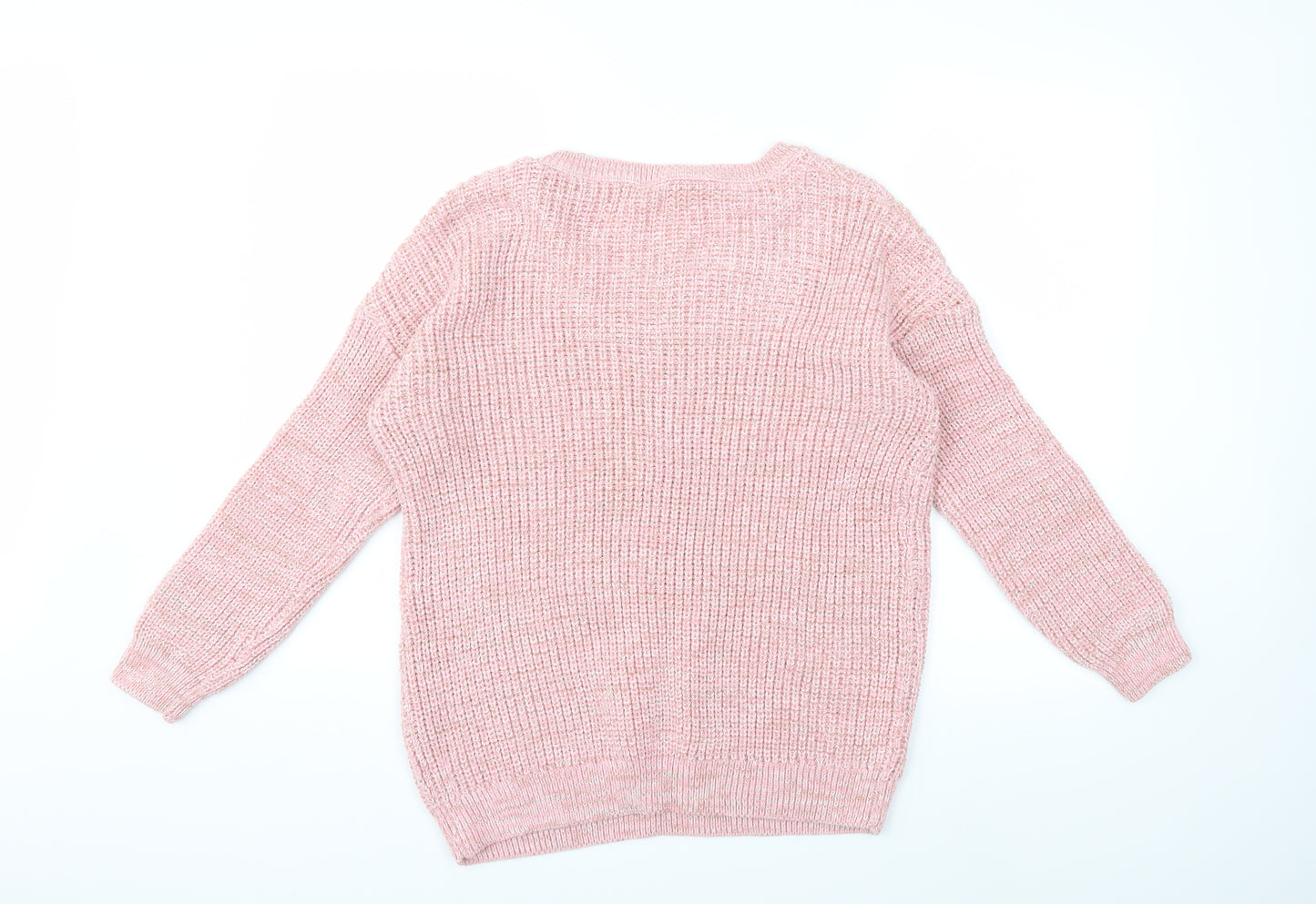 George Womens Pink  Knit Pullover Jumper Size 18