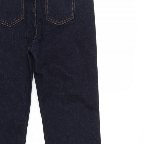 Dorothy Perkins Womens Blue  Denim Flared Jeans Size 16 L28 in