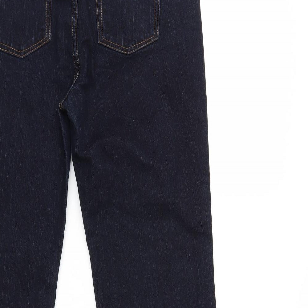 Dorothy Perkins Womens Blue  Denim Flared Jeans Size 16 L28 in
