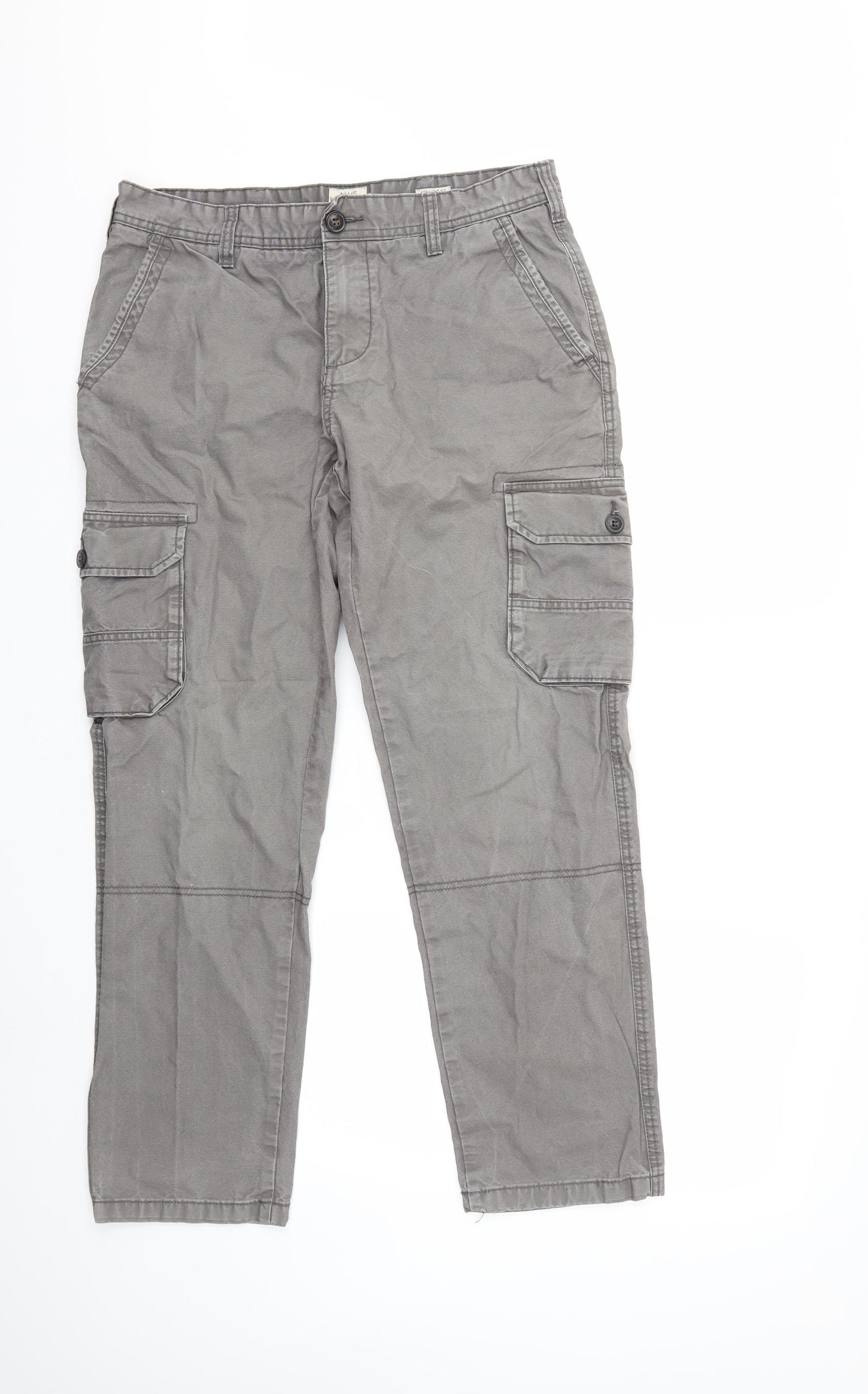ACW8# Mens Grey   Trousers  Size 32 in L28 in