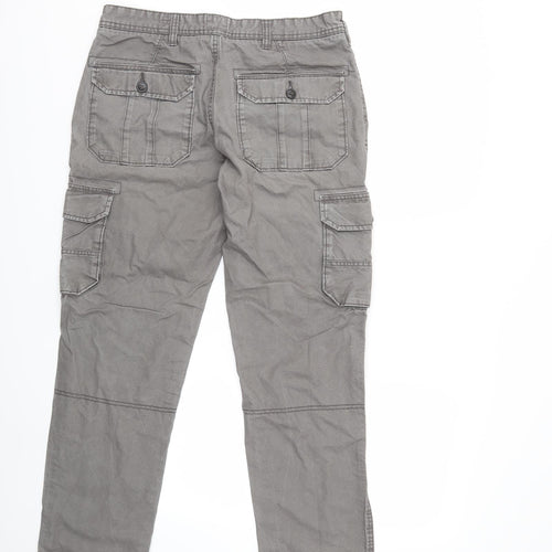 ACW8# Mens Grey   Trousers  Size 32 in L28 in