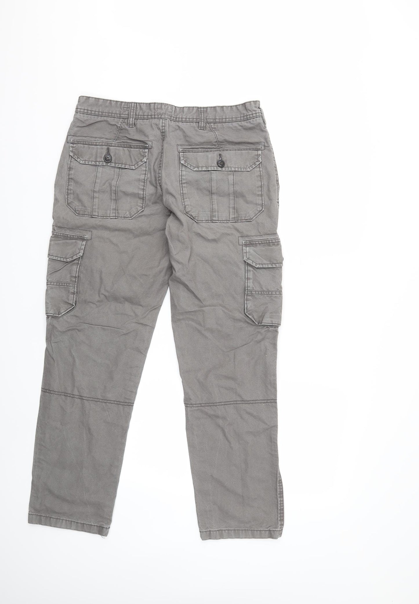 ACW8# Mens Grey   Trousers  Size 32 in L28 in