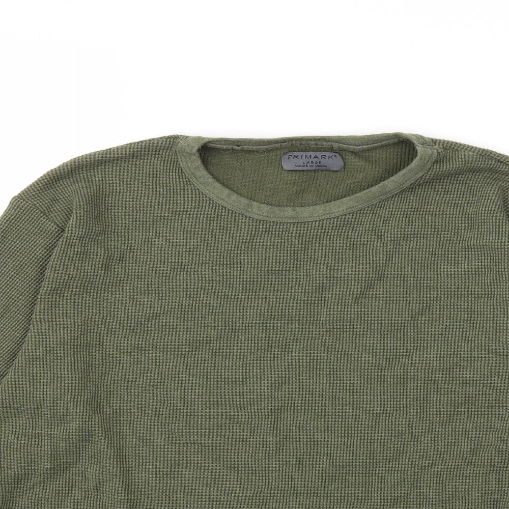 Primark Mens Green   Pullover Jumper Size L
