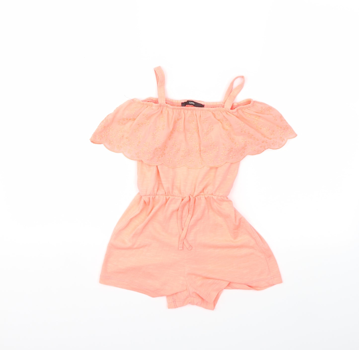 George Girls Pink   Playsuit One-Piece Size 7-8 Years