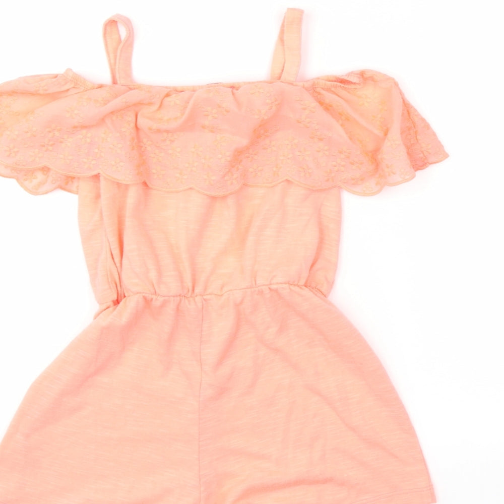 George Girls Pink   Playsuit One-Piece Size 7-8 Years